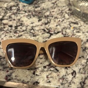 Nude Cat Eye Sunglasses